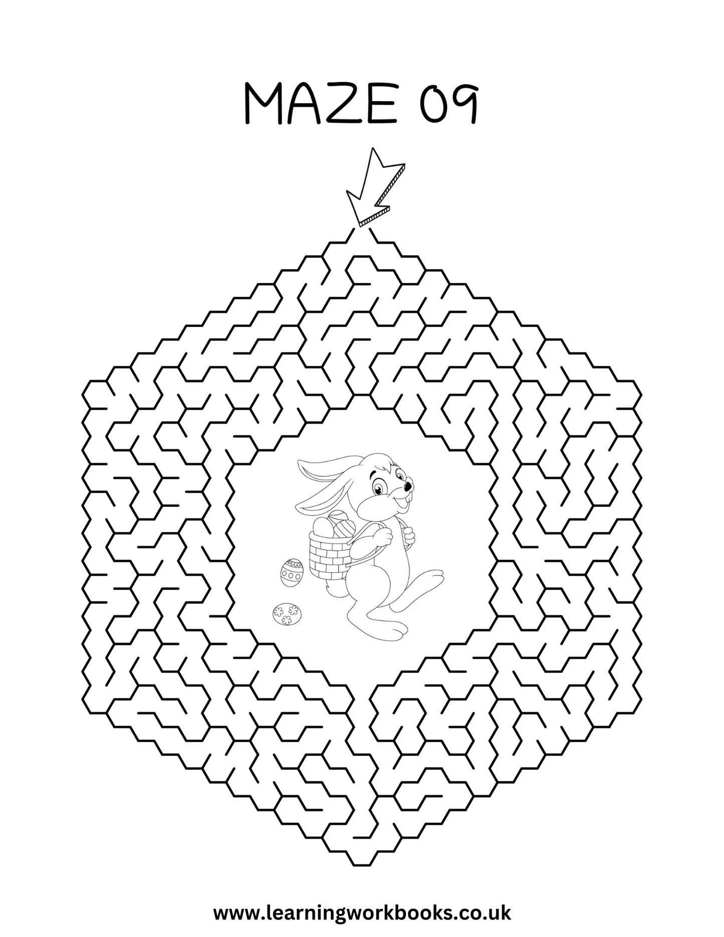 Easter Maze Puzzle Book 1