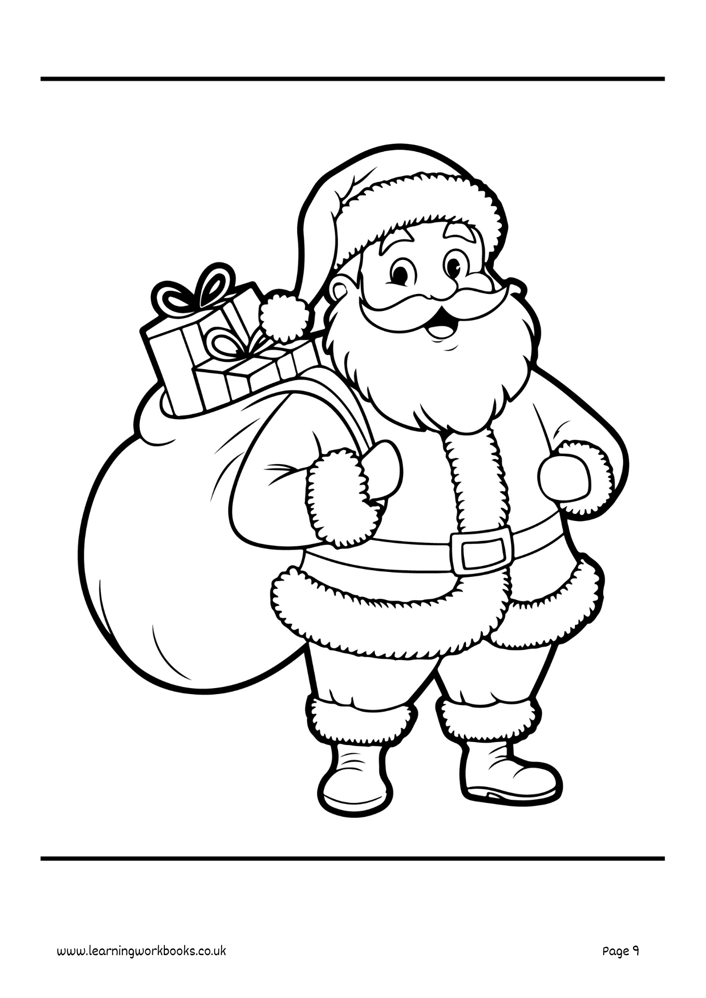 Christmas Colouring Book 9 (downloadable digital product)