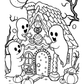 Sweet Ghost Friends Halloween Colouring Book