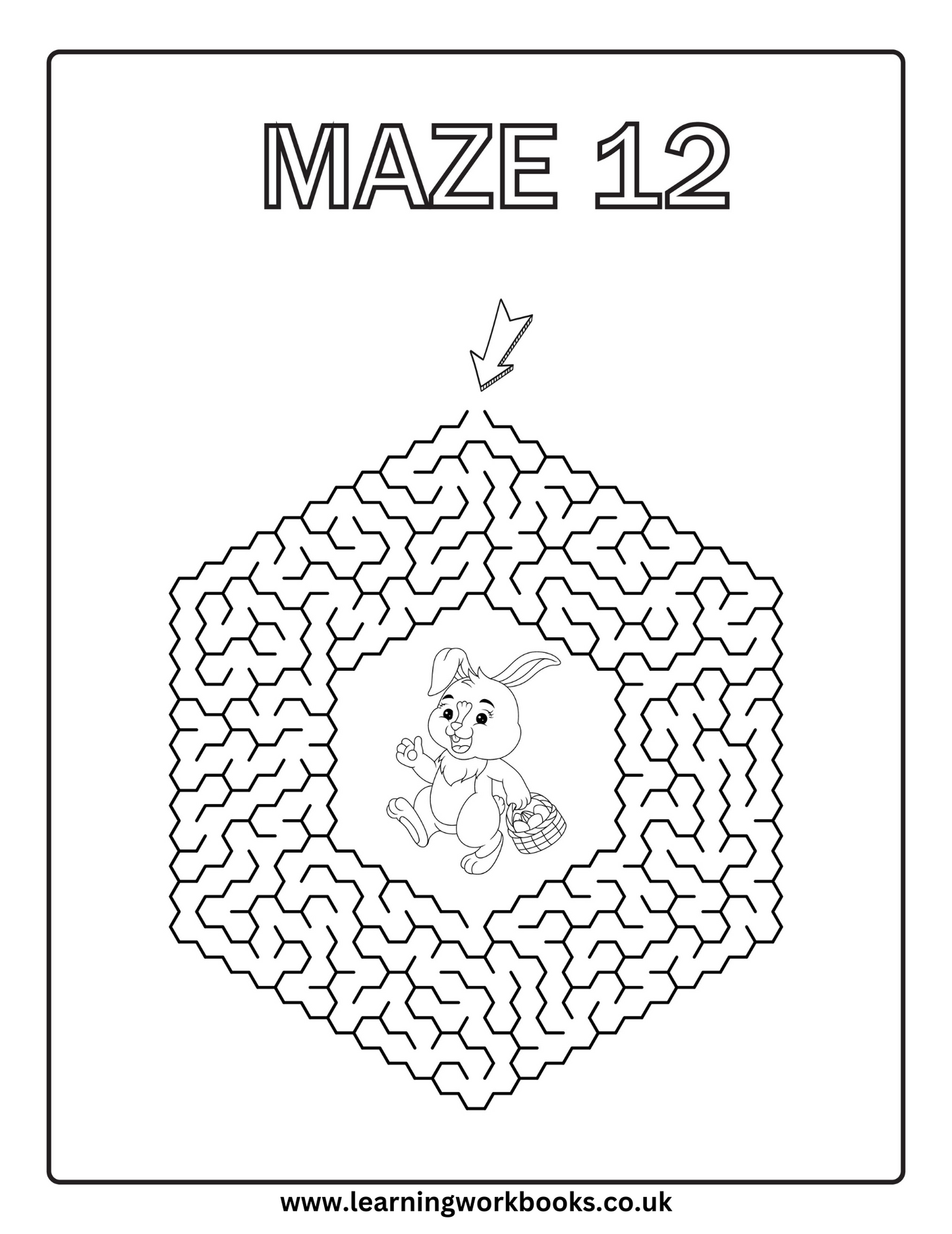 Easter Maze Puzzle Book 2