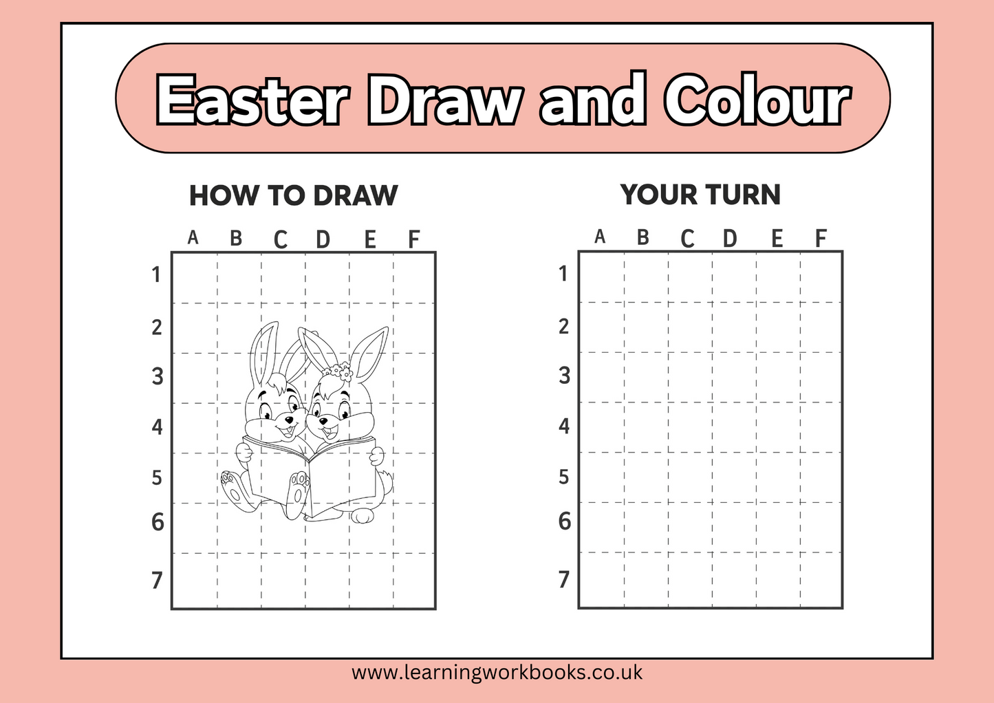 Easter Draw and Colour Book 1
