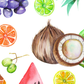 Tropical Fruit and Coconut Teacher Planner