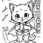 Animal Trick-or-Treaters Halloween Colouring Book