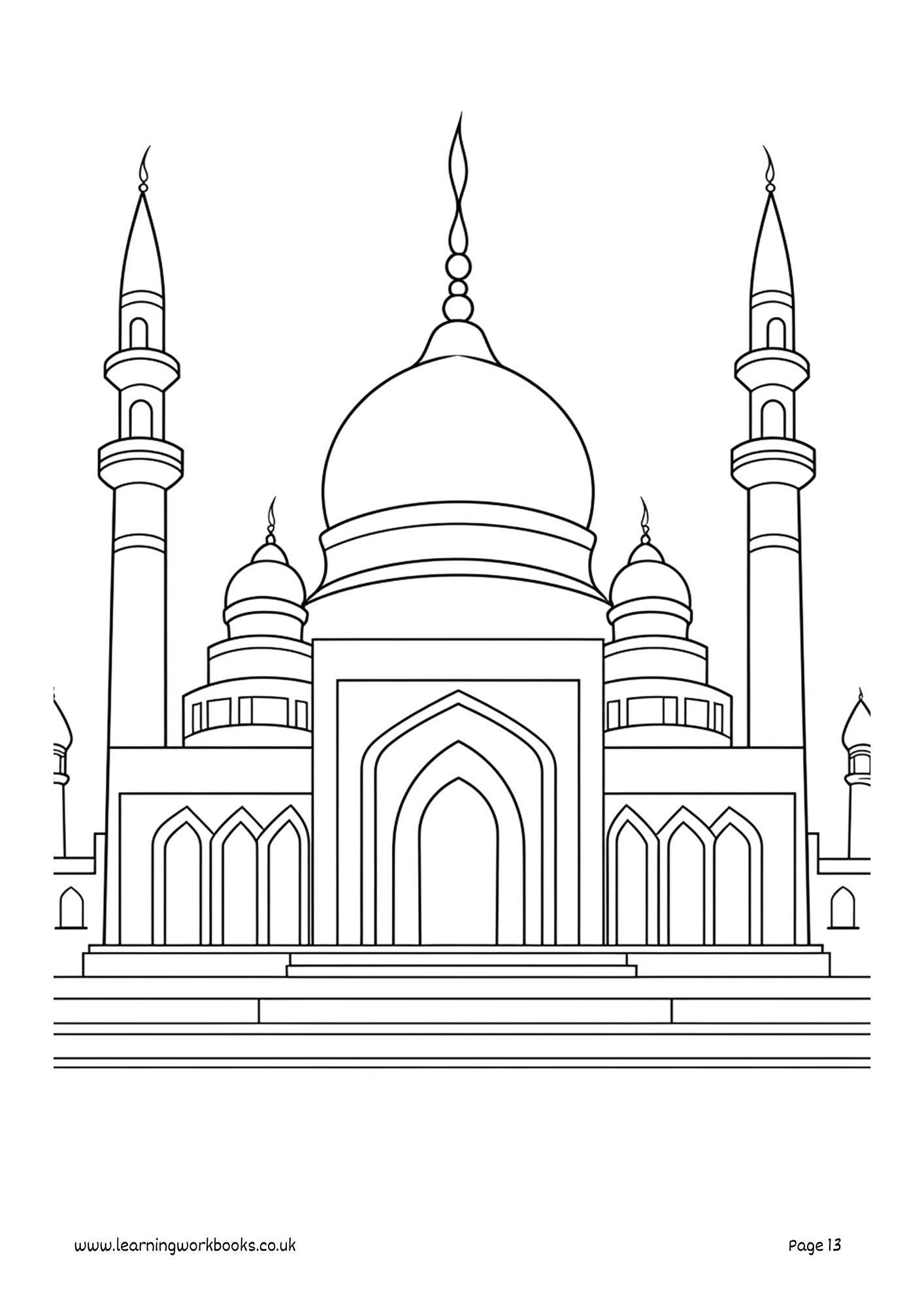 Eid Colouring Book 1 (downloadable digital product)