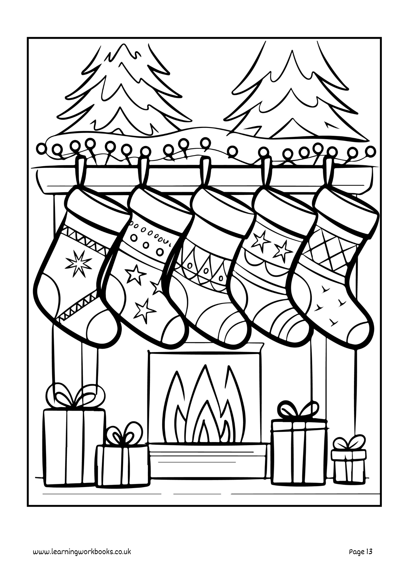 Christmas Colouring Book 1