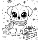 Kawaii Christmas Colouring Book 2 (downloadable digital product)