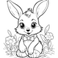 Easter Bunny Colouring Book