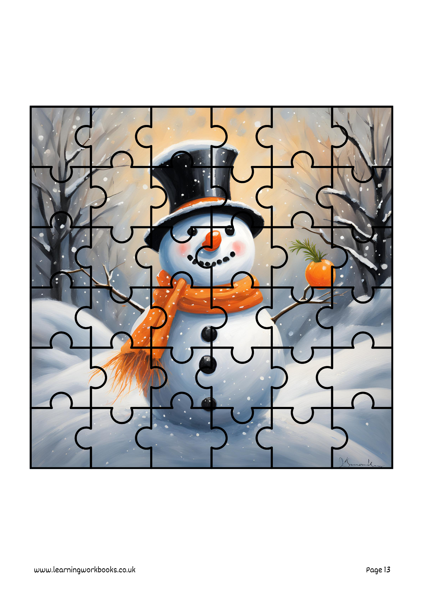 Christmas Jigsaw Book 1