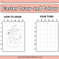 Easter Draw and Colour Book 2