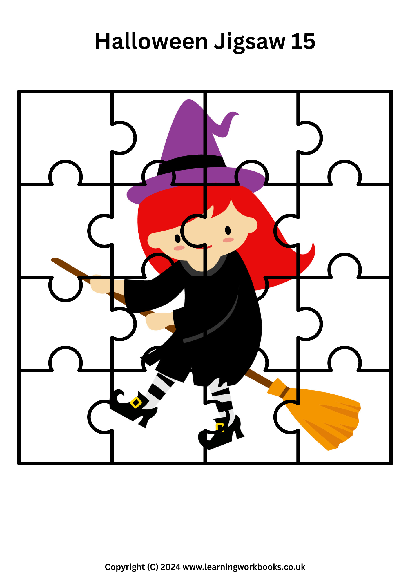 Halloween Jigsaw Book 3 (downloadable digital product)