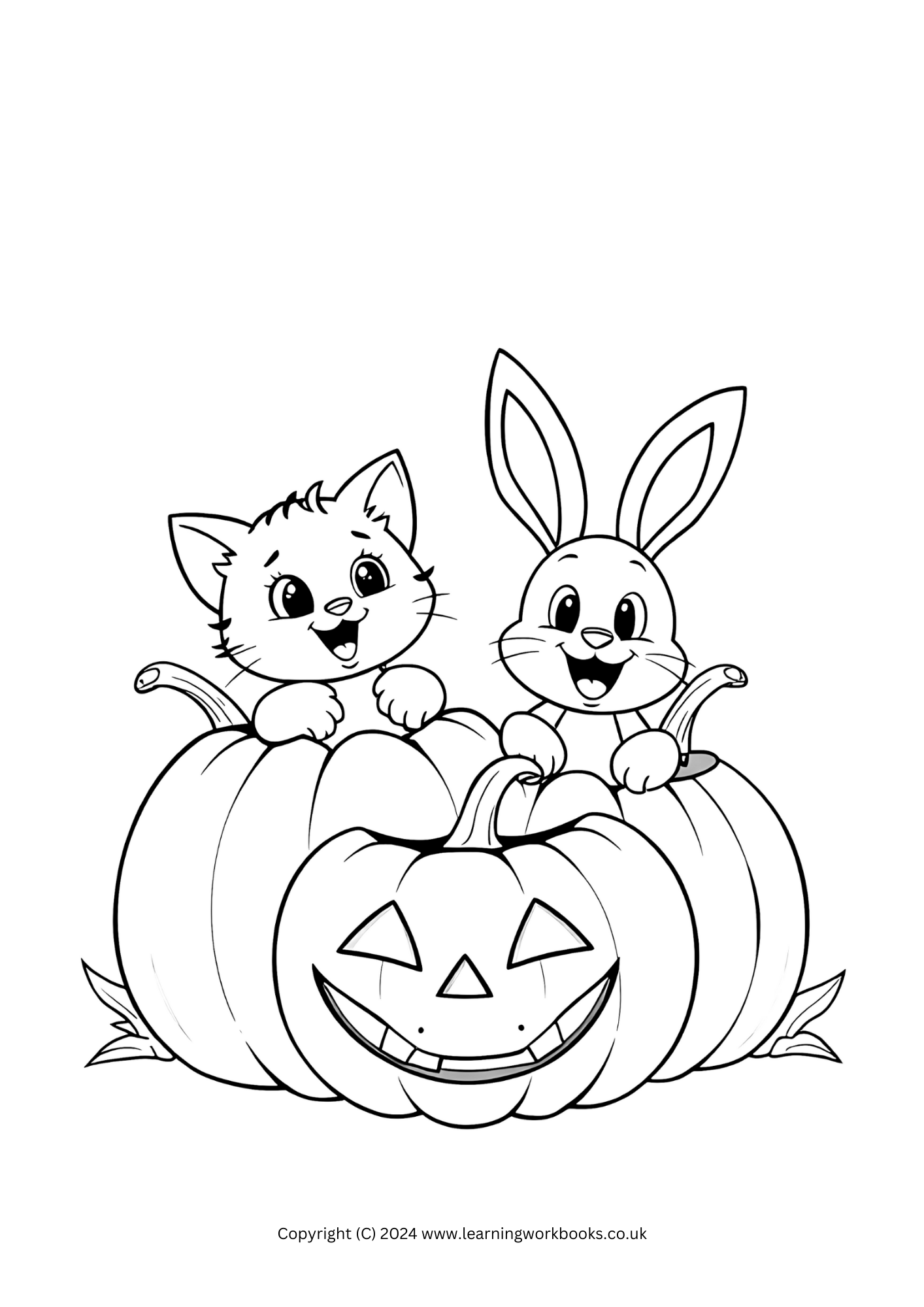 Pumpkin Pets Halloween Colouring Book