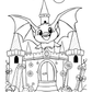 Cute Bat Friends Halloween Colouring Book (downloadable digital product)