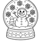 Christmas Colouring Book 10 (downloadable digital product)