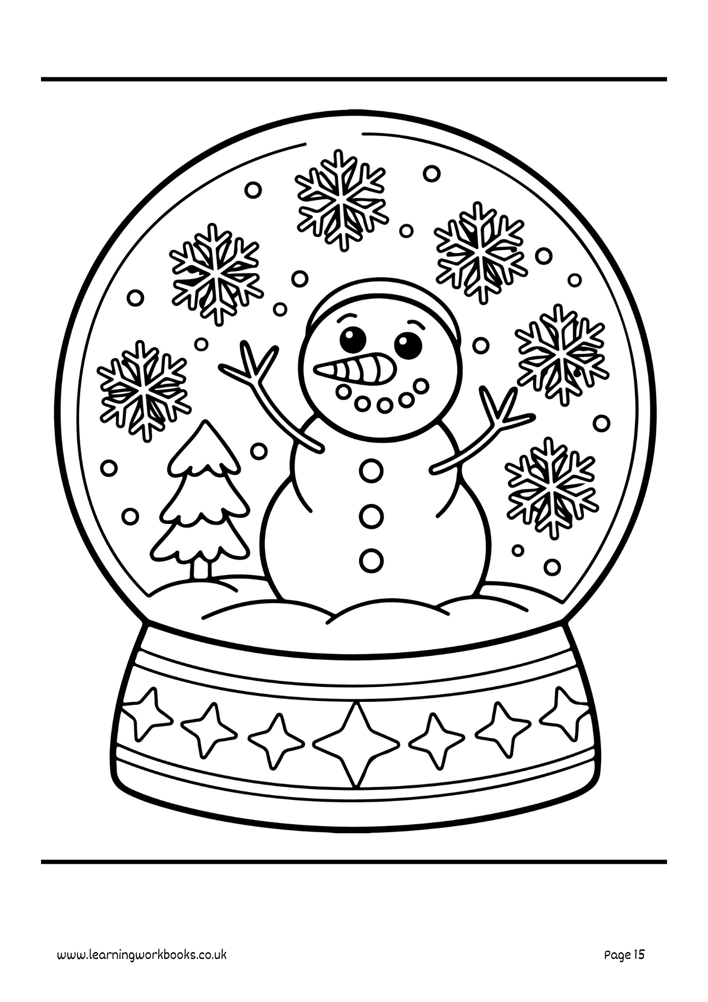 Christmas Colouring Book 10 (downloadable digital product)