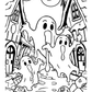 Candy Creatures Halloween Colouring Book