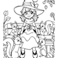 The Witch's Garden Halloween Colouring Book