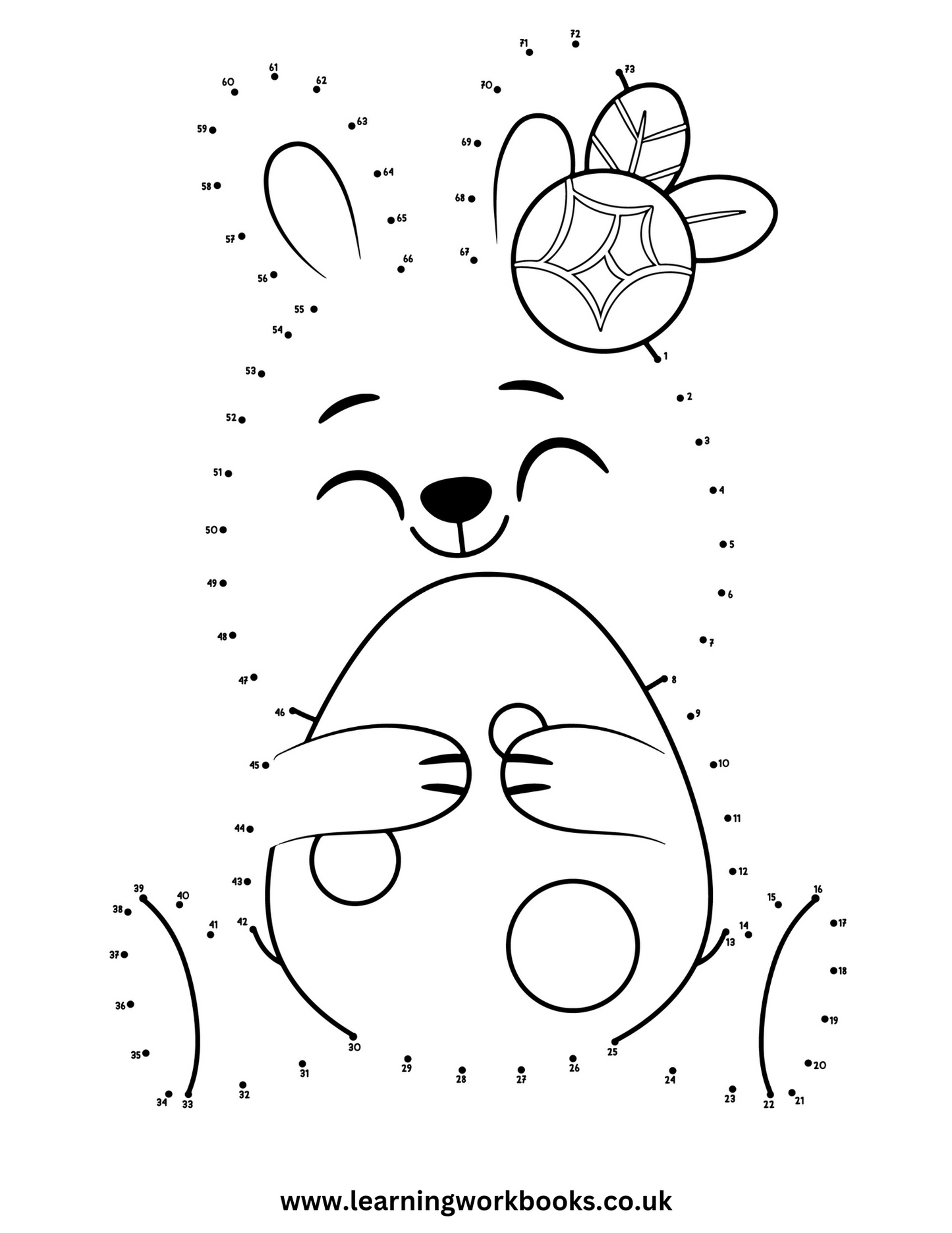 Easter Dot to Dot Book 1