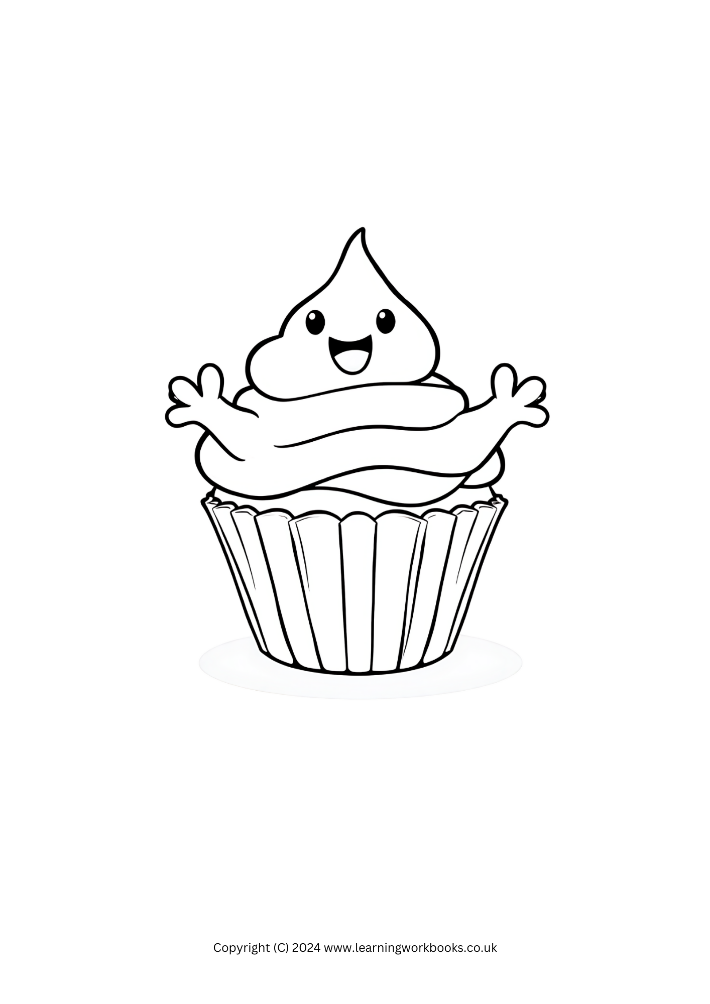 Monster Cupcakes Halloween Colouring Books