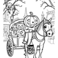 Jack-O-Lantern Town Halloween Colouring Book