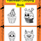 Monster Cupcakes Halloween Colouring Books