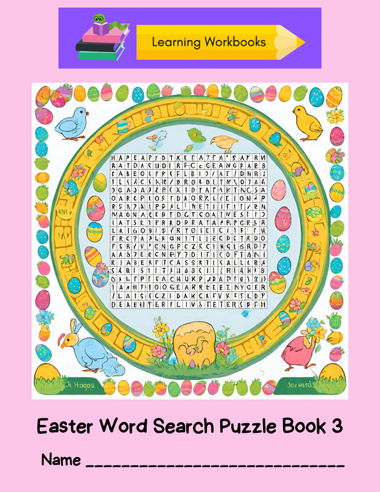 Easter Word Search Puzzle Book 3