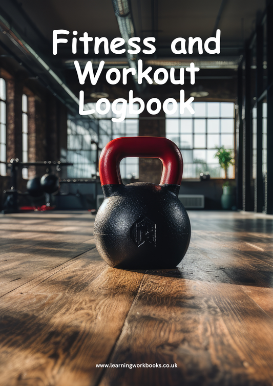 Fitness and Workout Logbook 3 (downloadable digital product)