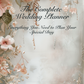The Complete Wedding Planner – Design Number 2: Taupe with Pink Flowers (downloadable, high quality print, 100 pages)