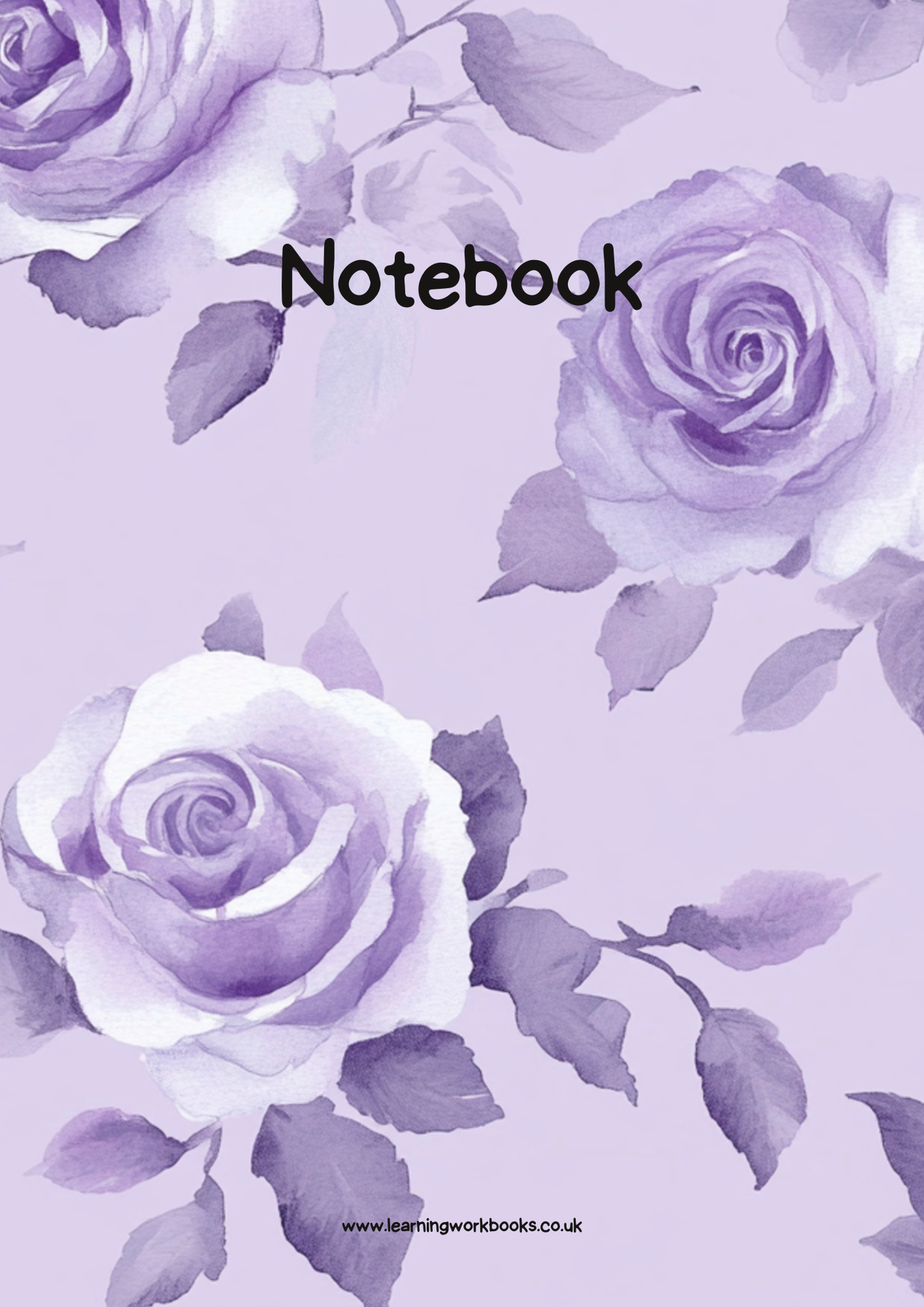 Lavender Rose Notebook 7 (downloadable digital product)