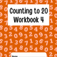 Counting to 20 Workbook 4 (downloadable digital product)