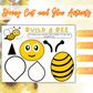 Build a Bee Arts and Crafts Template (downloadable digital product)