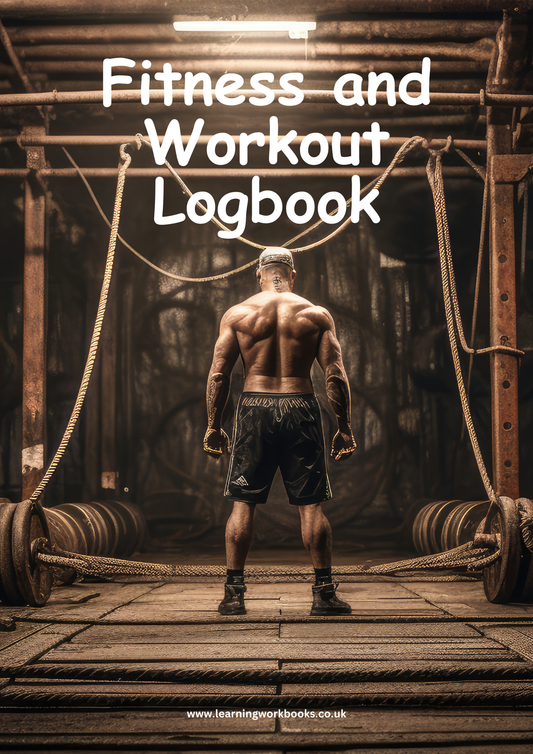 Fitness and Workout Logbook 1 (downloadable digital product)