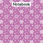 Snowflake A4 Lined Notebook 16 (downloadable digital product)