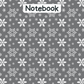 Snowflake A4 Lined Notebook 2 (downloadable digital product)