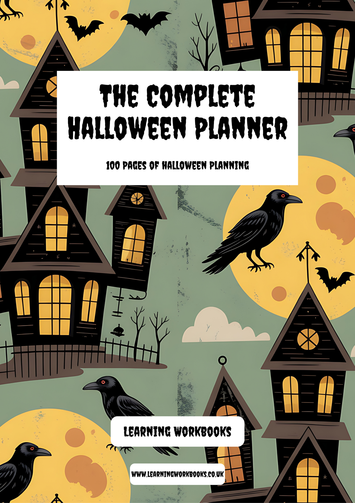 The Complete Halloween Planner / Design 3 / 100 Pages of Printable Halloween Planning Sheets
