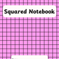 Coloured 10mm Squared Notebook 5 (downloadable digital product)