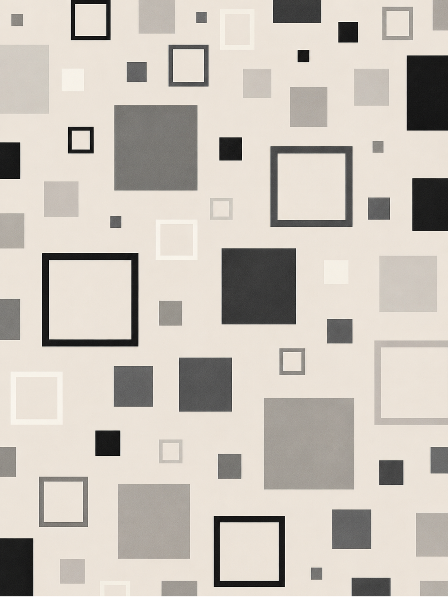 Modern Minimalist Geometric Squares Pattern / Geometric Patterns Wall Art 2 / Premium Printable Digital Download