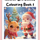 Kawaii Christmas Colouring Book 1 (downloadable digital product)