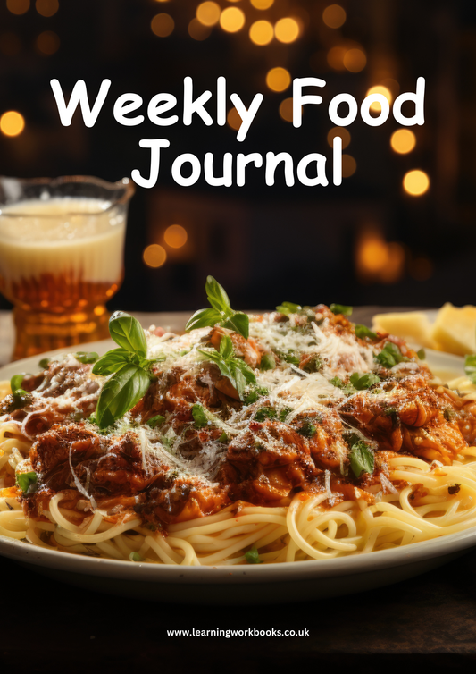 Weekly Food Journal 7 (downloadable digital product)