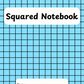 Coloured 10mm Squared Notebook 4 (downloadable digital product)