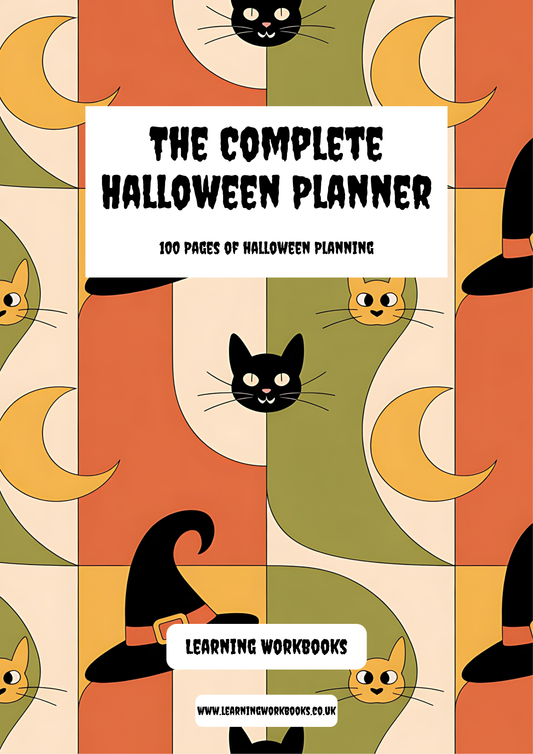 The Complete Halloween Planner / Design 10 / 100 Pages of Printable Halloween Planning Sheets