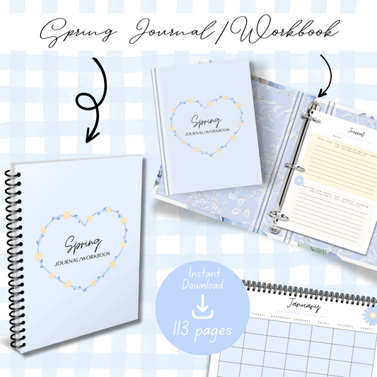 Blue Spring Journal Workbook