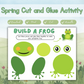 Build a Frog Arts and Crafts Template (downloadable digital product)