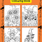 The Witch's Garden Halloween Colouring Book