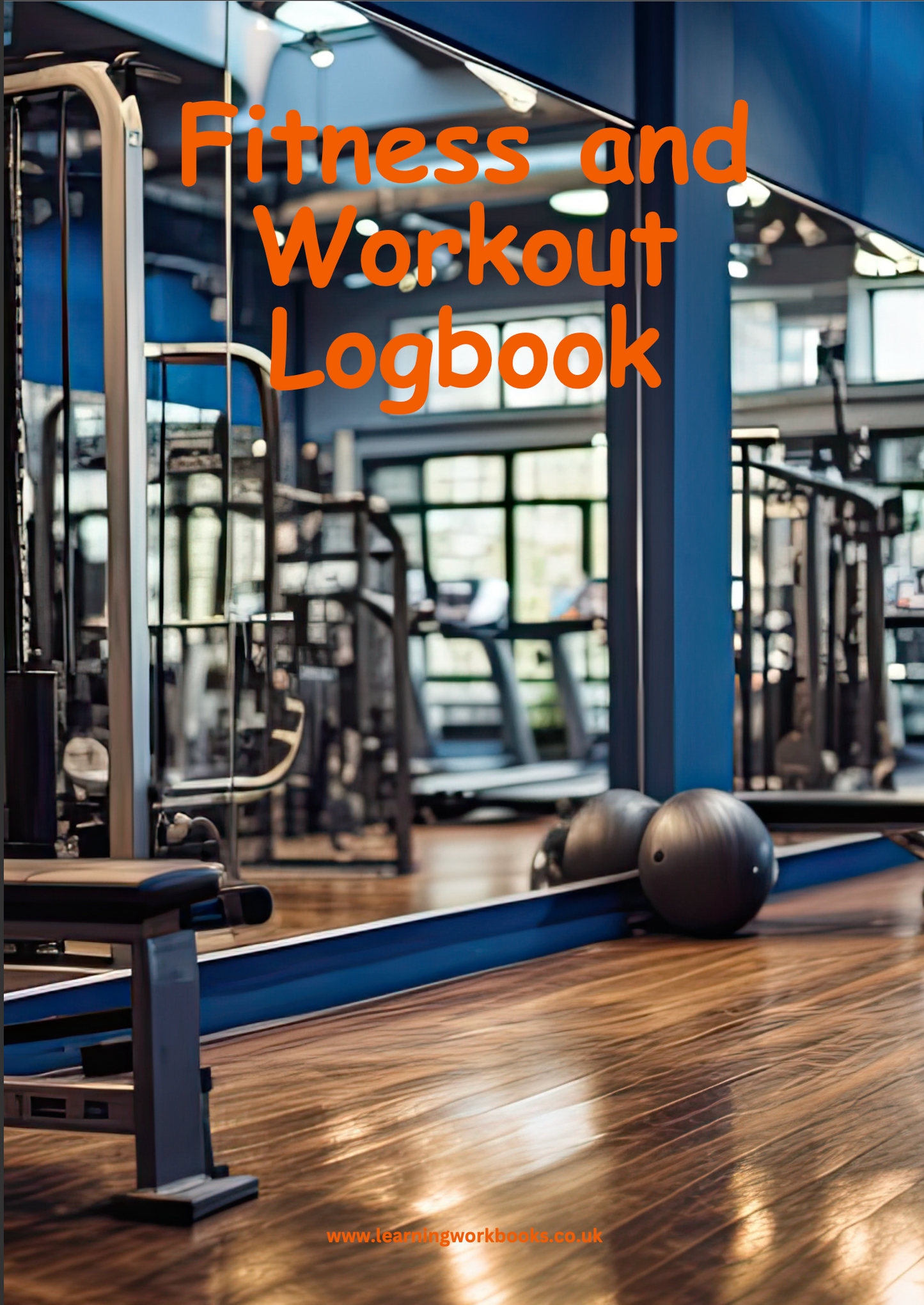 Fitness and Workout Logbook 25 (downloadable digital product)