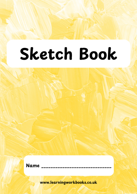 Paintbrush Sketch Book 1 (downloadable digital product)