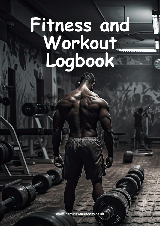 Fitness and Workout Logbook 9 (downloadable digital product)