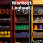 Fitness and Workout Logbook 10 (downloadable digital product)