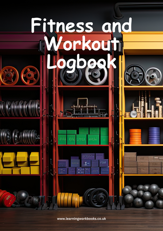 Fitness and Workout Logbook 10 (downloadable digital product)