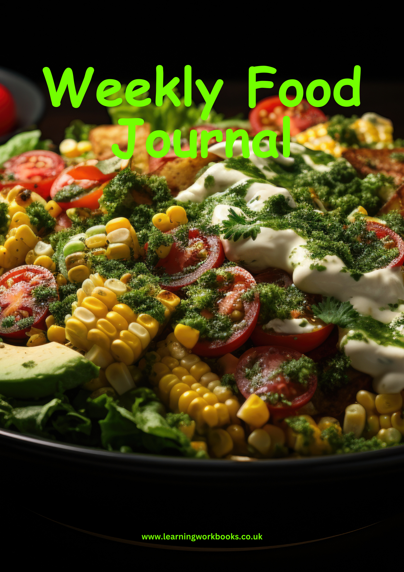 Weekly Food Journal 12 (downloadable digital product)