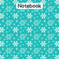 Snowflake A4 Lined Notebook 12 (downloadable digital product)